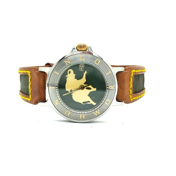 hunting world Watch HWL14/765 27.3mm Women\'s Greens X Browns 3706187 main image 8